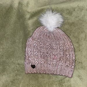 Kids Betsy Johnson hat tan one size fits all